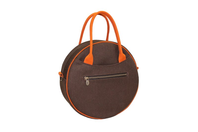 画像2: ムーン　［カラー：こげ茶×オレンジ］ (2)