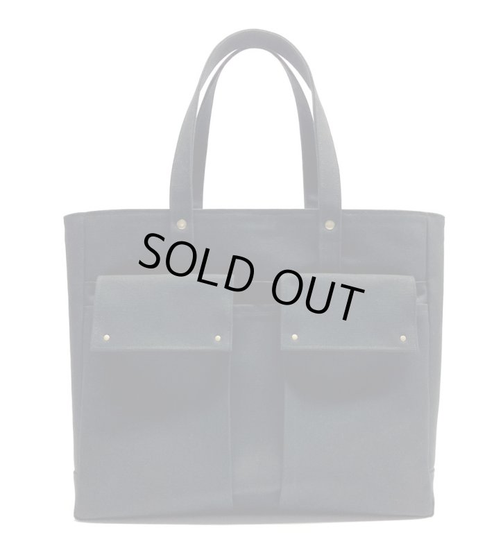 画像5: B４仕様帆布トート＝メニー　［カラー：黒］ (5)