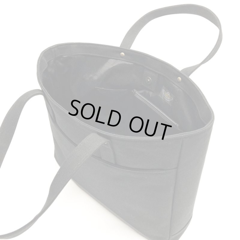 画像4: B４仕様帆布トート＝メニー　［カラー：黒］ (4)