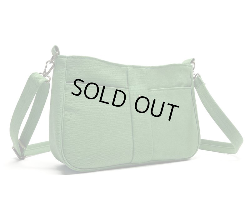 画像1: 帆布ショルダー＝メルシー　［カラー：緑］ (1)