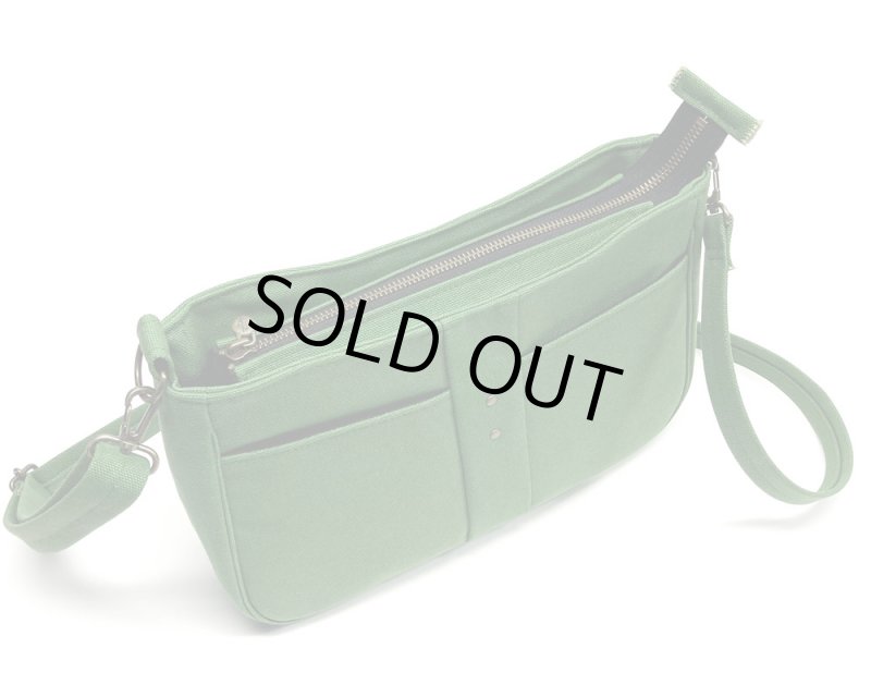 画像2: 帆布ショルダー＝メルシー　［カラー：緑］ (2)