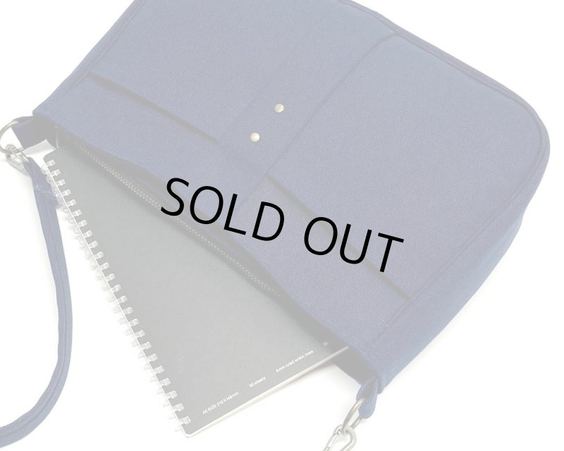 画像2: 帆布ショルダー＝メルシー　［カラー：藍］ (2)